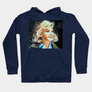 Marilyn Blue Hoodie